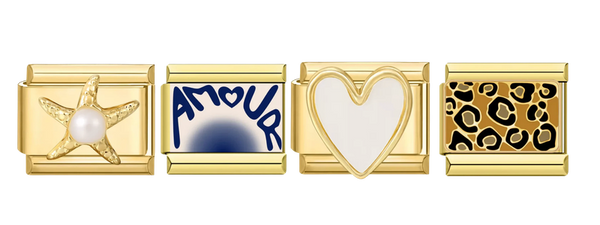 Bracelet Italian Charms doré