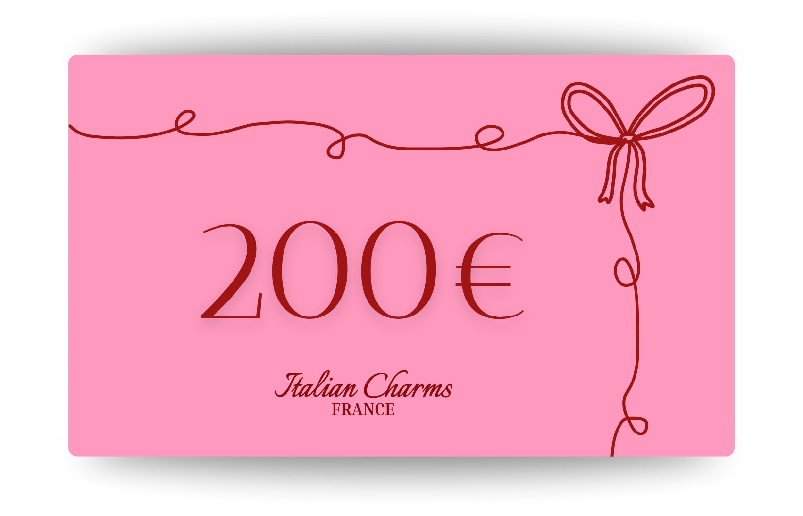 E-Carte Cadeau Italian Charms France
