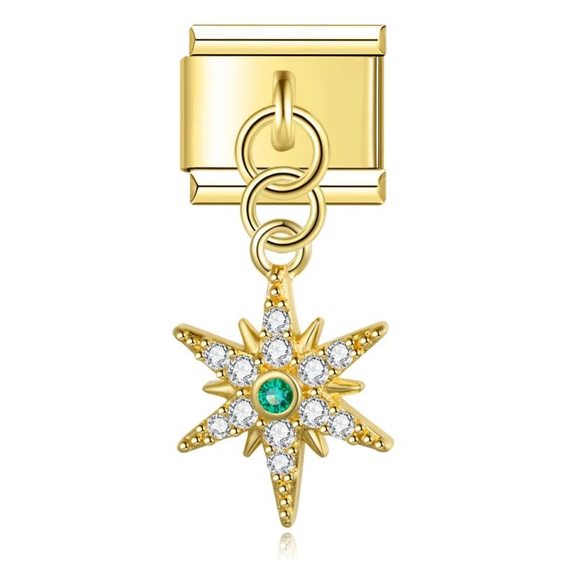 Star with stone - Italian Charms France