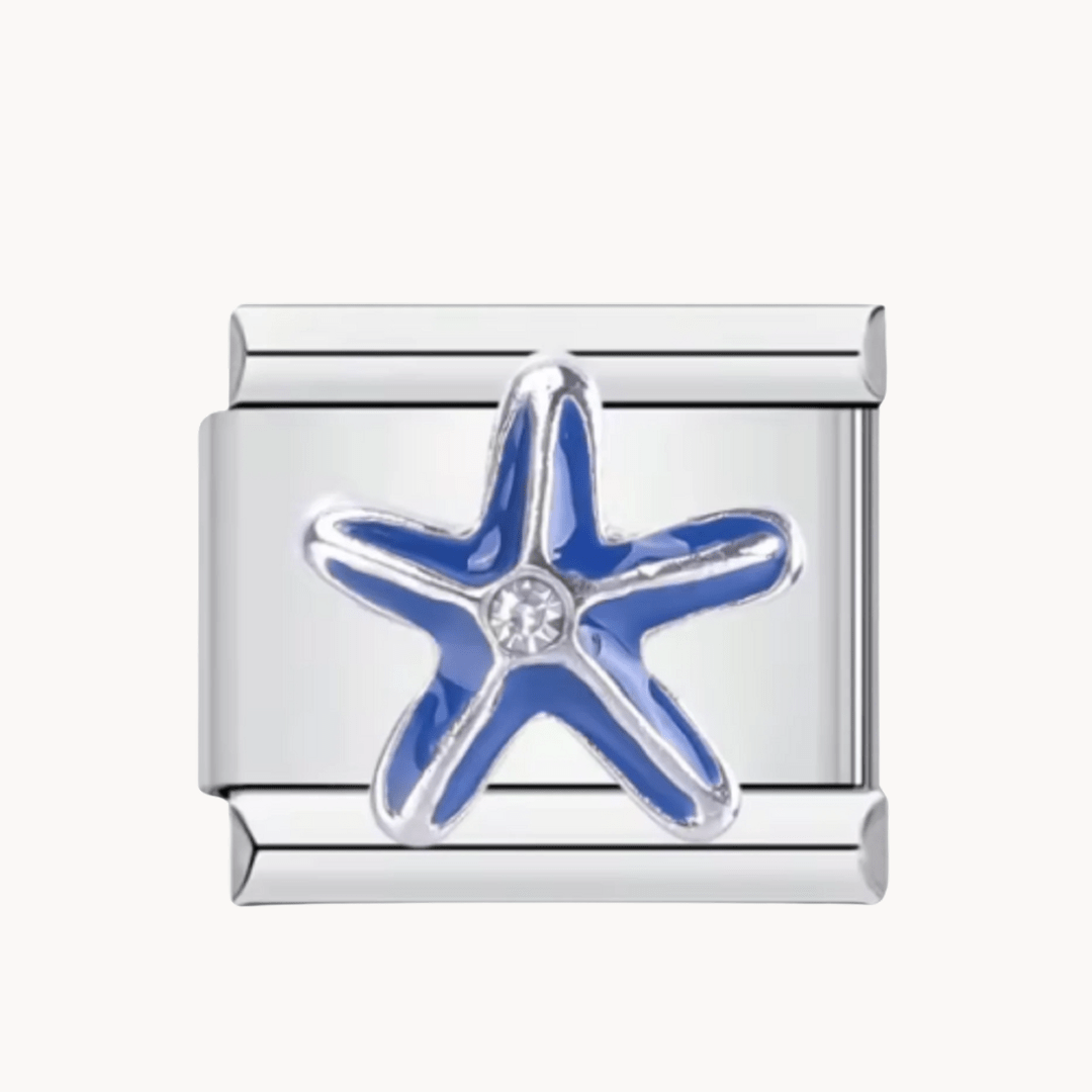 Étoile de mer bleue - Italian Charms France