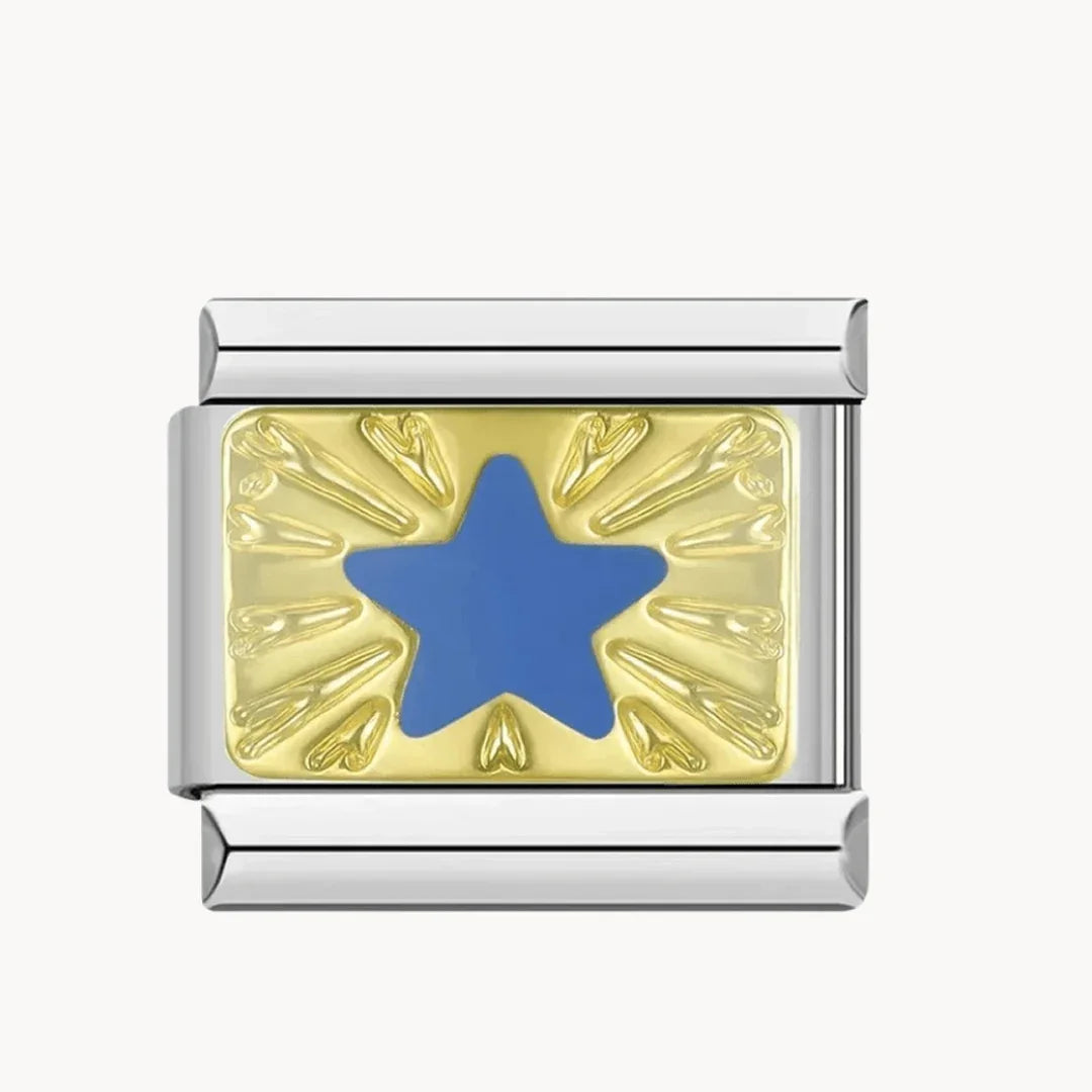 Étoile fond doré - Italian Charms France