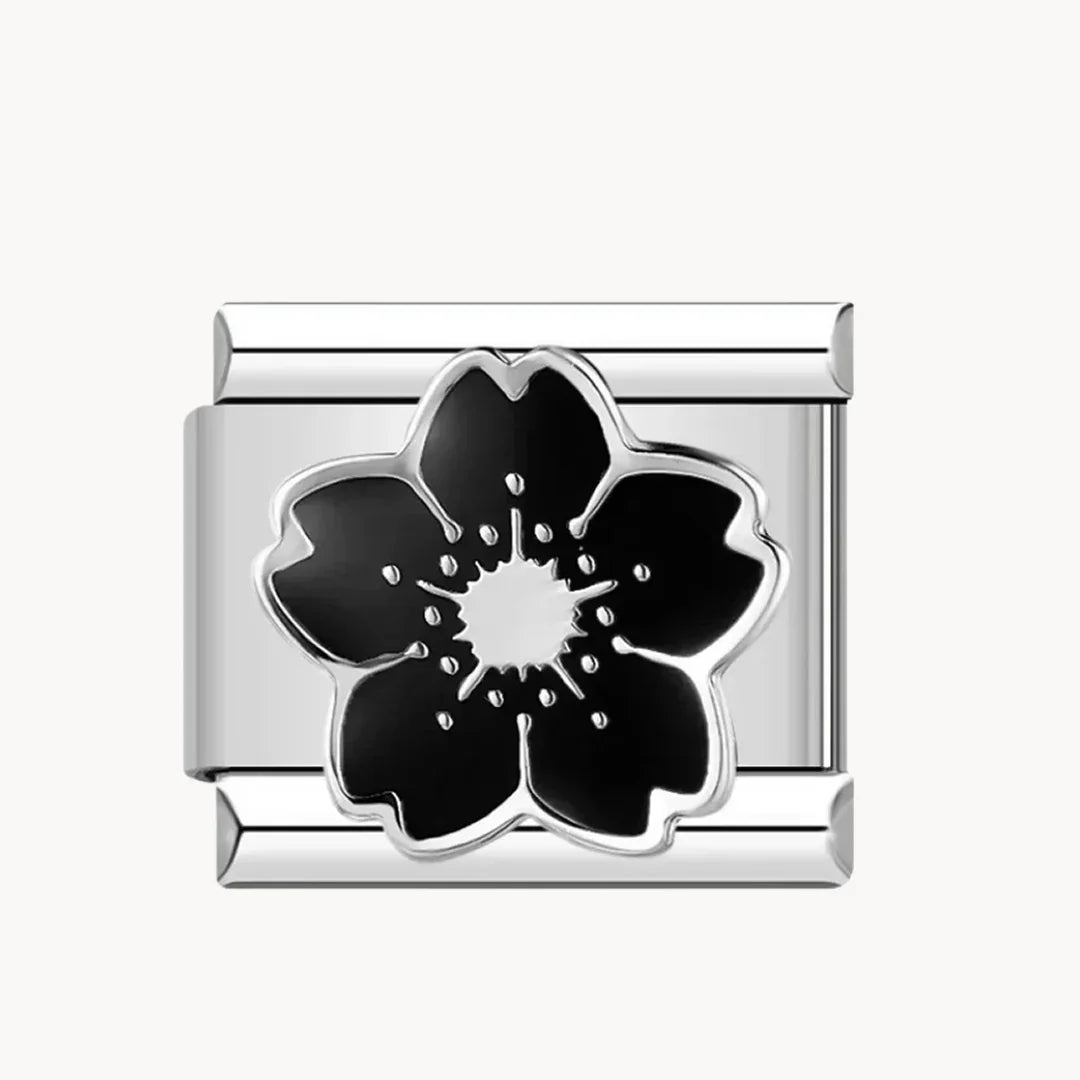 Fleur noire - Italian Charms France