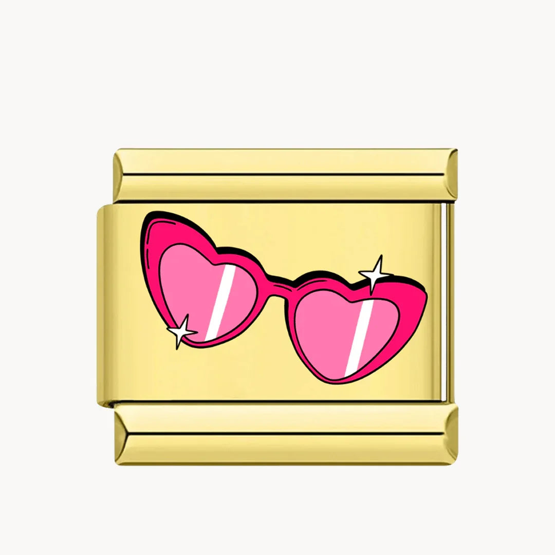 Lunettes coeur - Italian Charms France