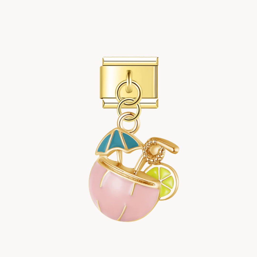 Pendentif cocktail plage - Italian Charms France