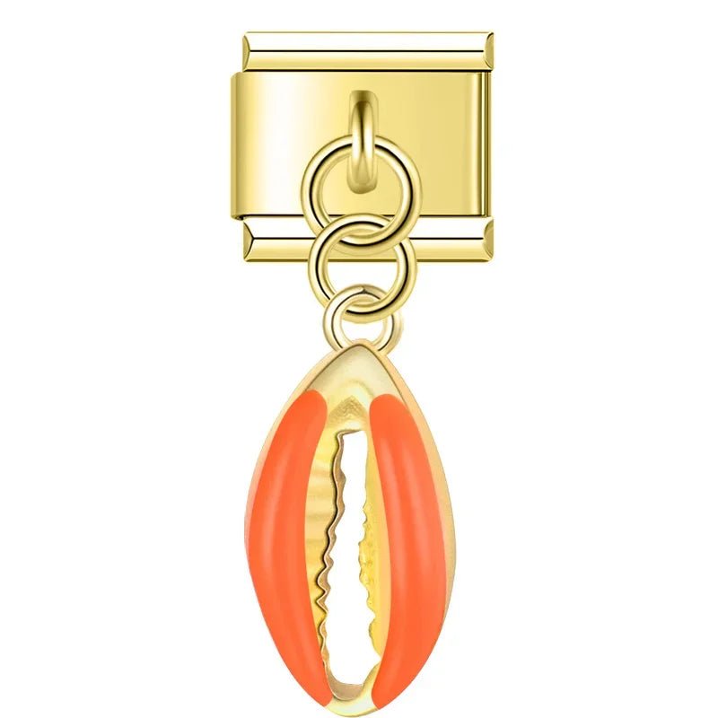 Pendentif coquillage doré (3 couleurs) - Italian Charms France