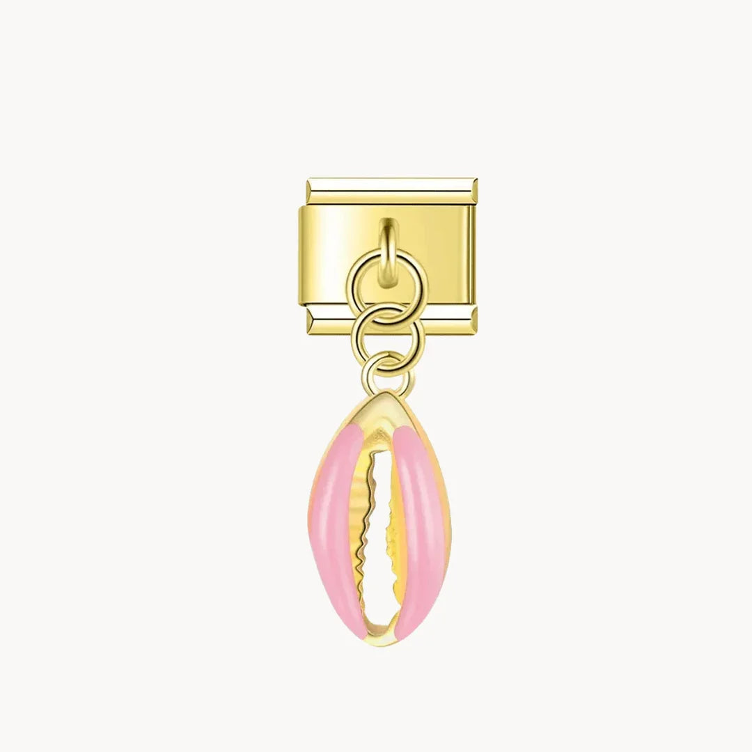 Pendentif coquillage doré (3 couleurs) - Italian Charms France