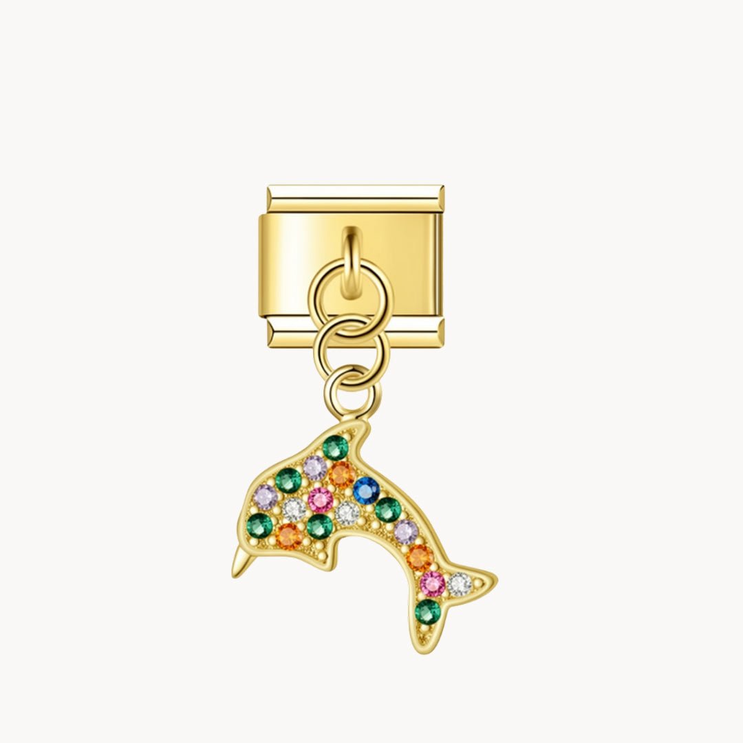 Pendentif dauphin - Italian Charms France