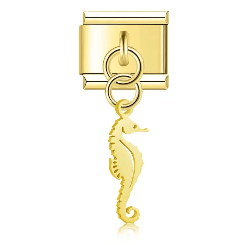Pendentif hippocampe - Italian Charms France