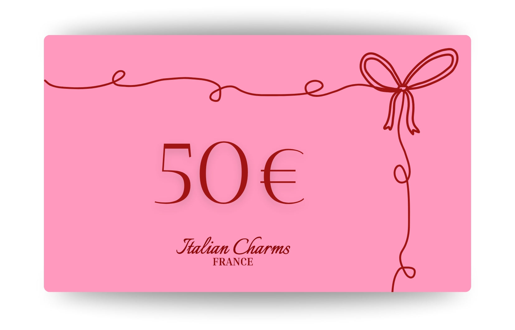 E-Carte Cadeau Italian Charms France