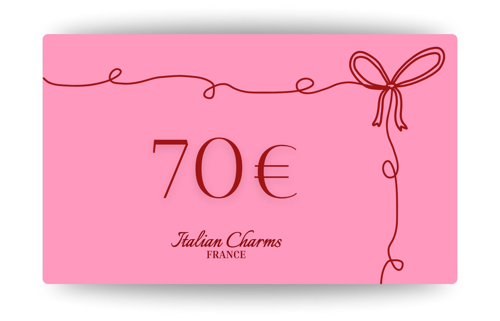 E-Carte Cadeau Italian Charms France