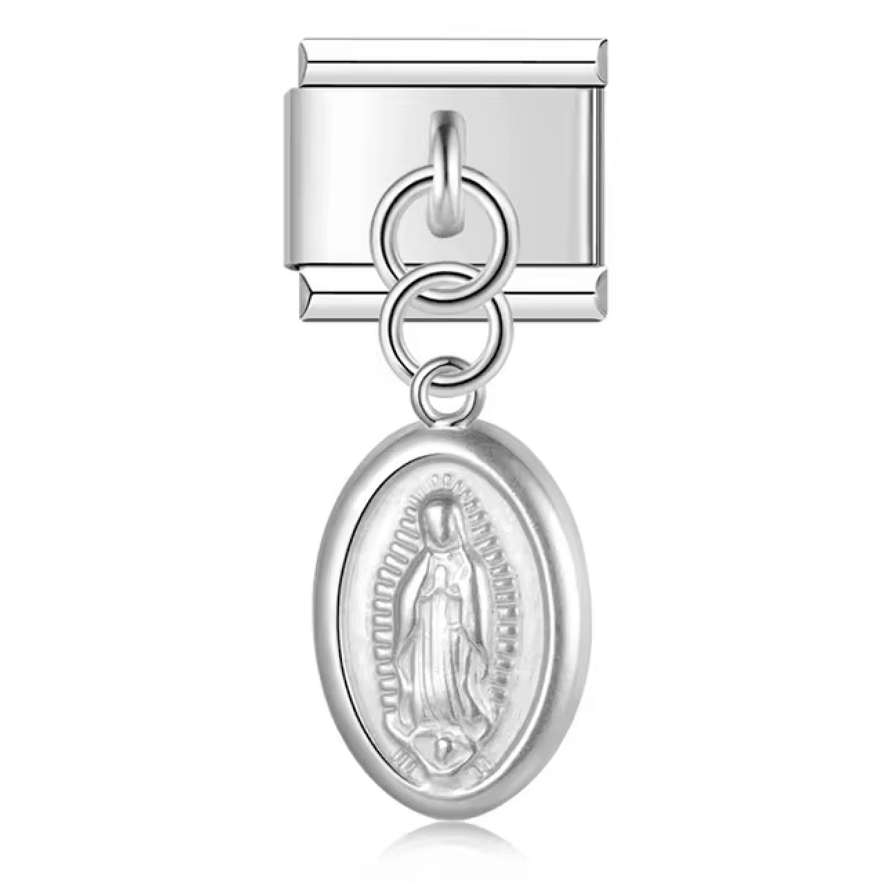 Médaille Vierge - Argent 2 - Italian Charms France