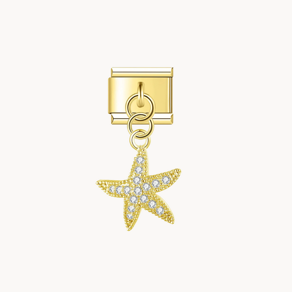 Pendentif Starfish Brillant