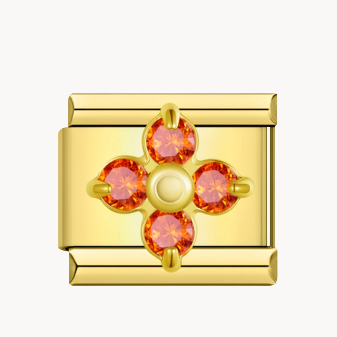Charm trèfle rouge