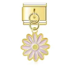 Pendentif Fleur dorée