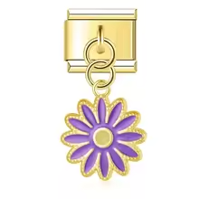 Pendentif Fleur dorée