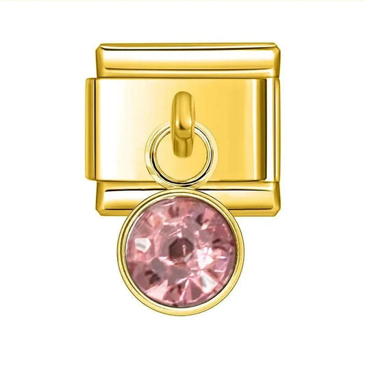 Pierre suspendue rose - Italian Charms France 