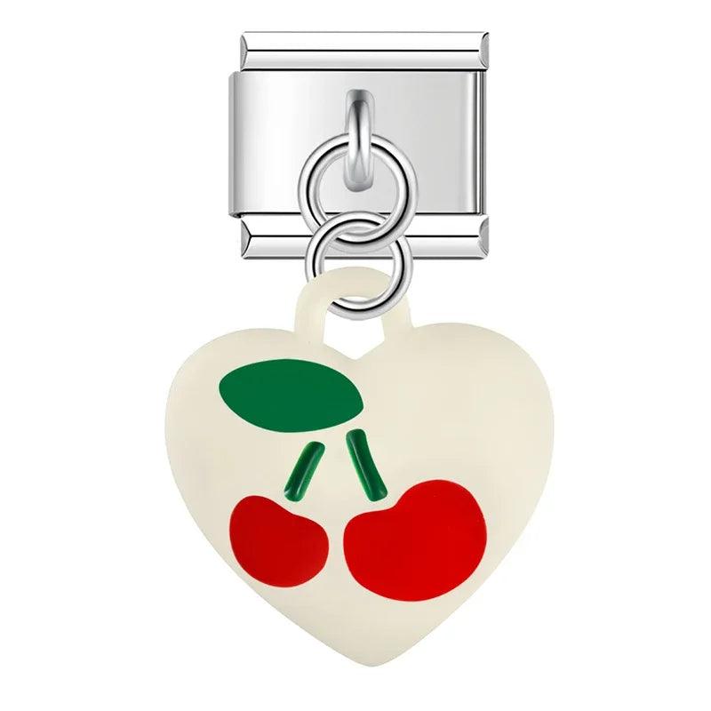 Cerises coeur - Italian Charms France 