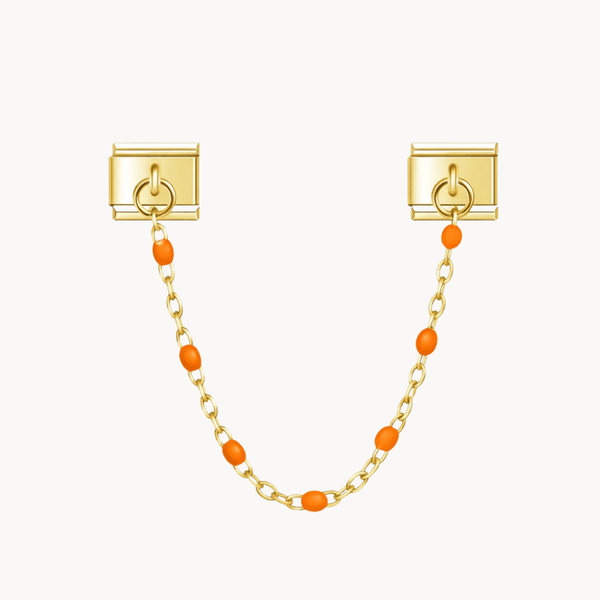ChaÎne orange dorée