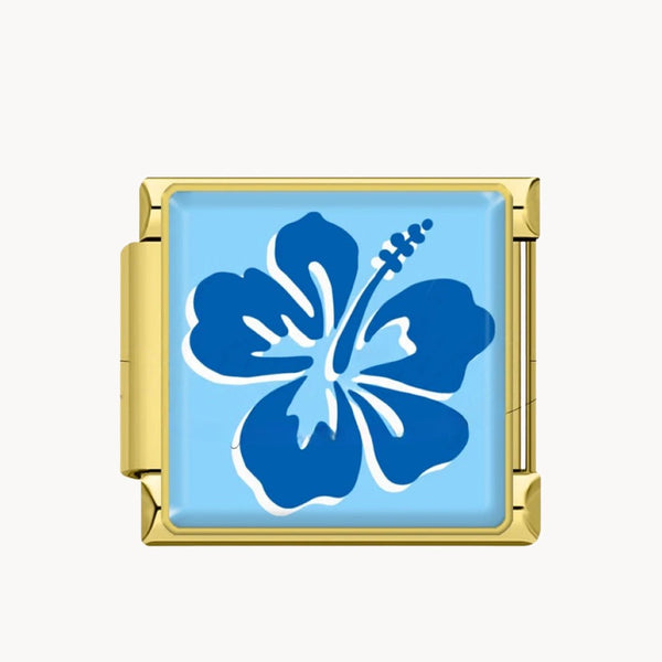 Charm fleur bleue