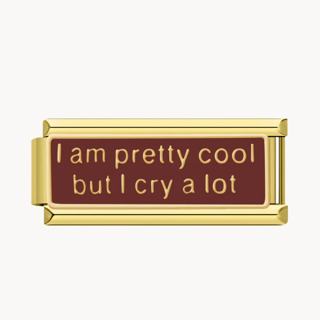 Double charm I am pretty cool - Italian Charms France