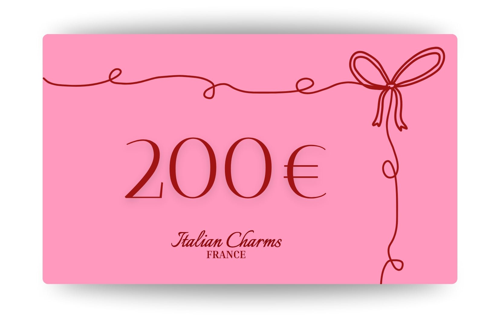 E - Carte Cadeau Italian Charms France - Italian Charms France