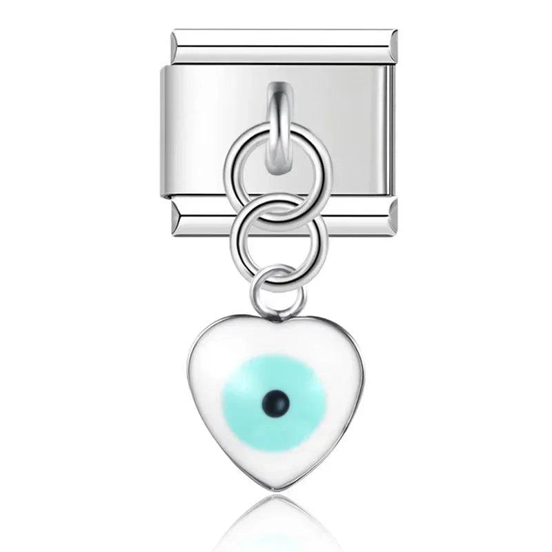 Oeil bleu clair - Italian Charms France 