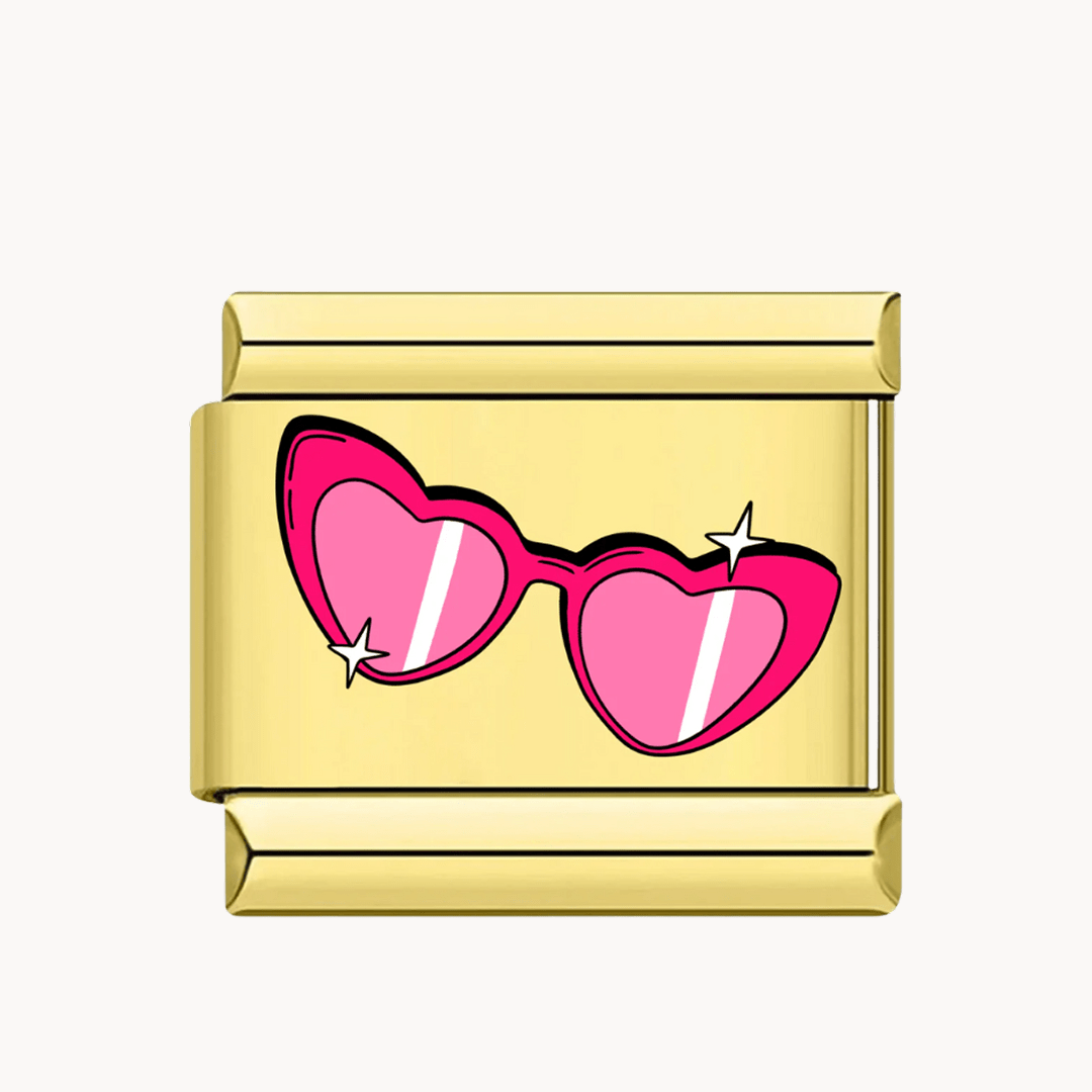 Lunettes coeur - Italian Charms France