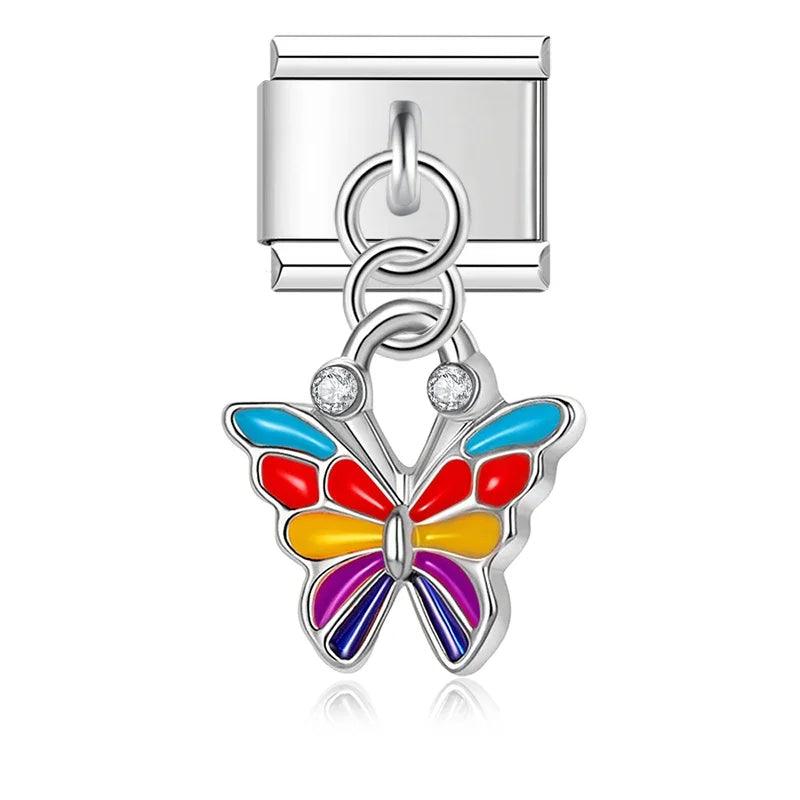 Papillon Multicouleur - Italian Charms France 