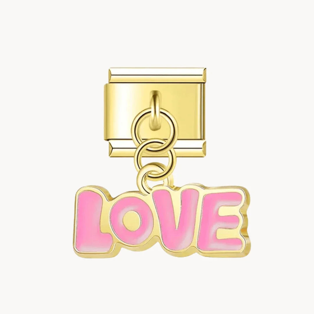 Pendentif love rose - Italian Charms France