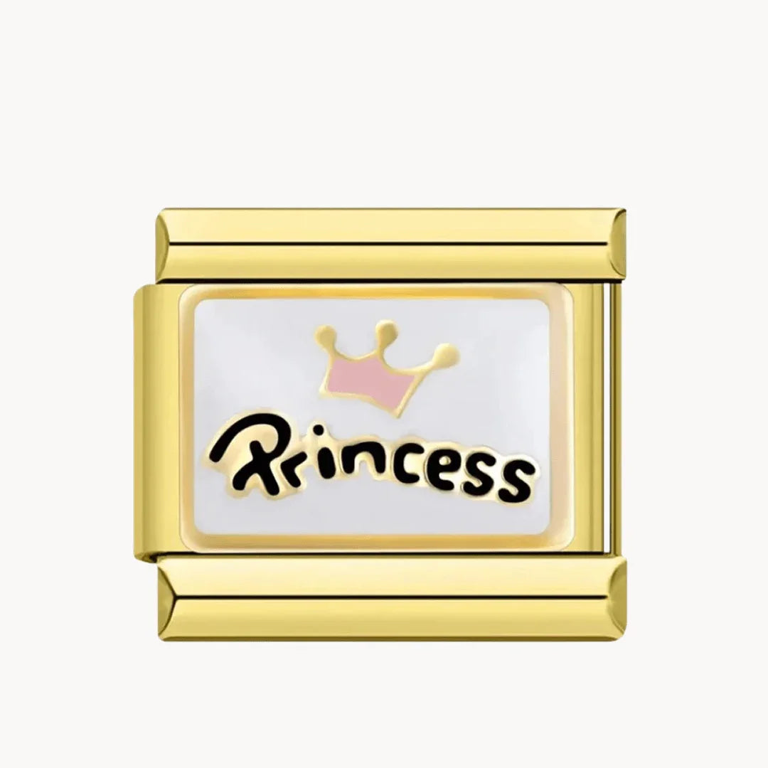 Princesse argent et or - Italian Charms France