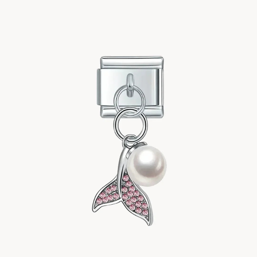 Queue de sirène avec perle - Italian Charms France