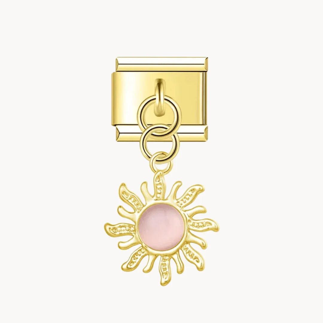 Soleil avec pierre - Italian Charms France