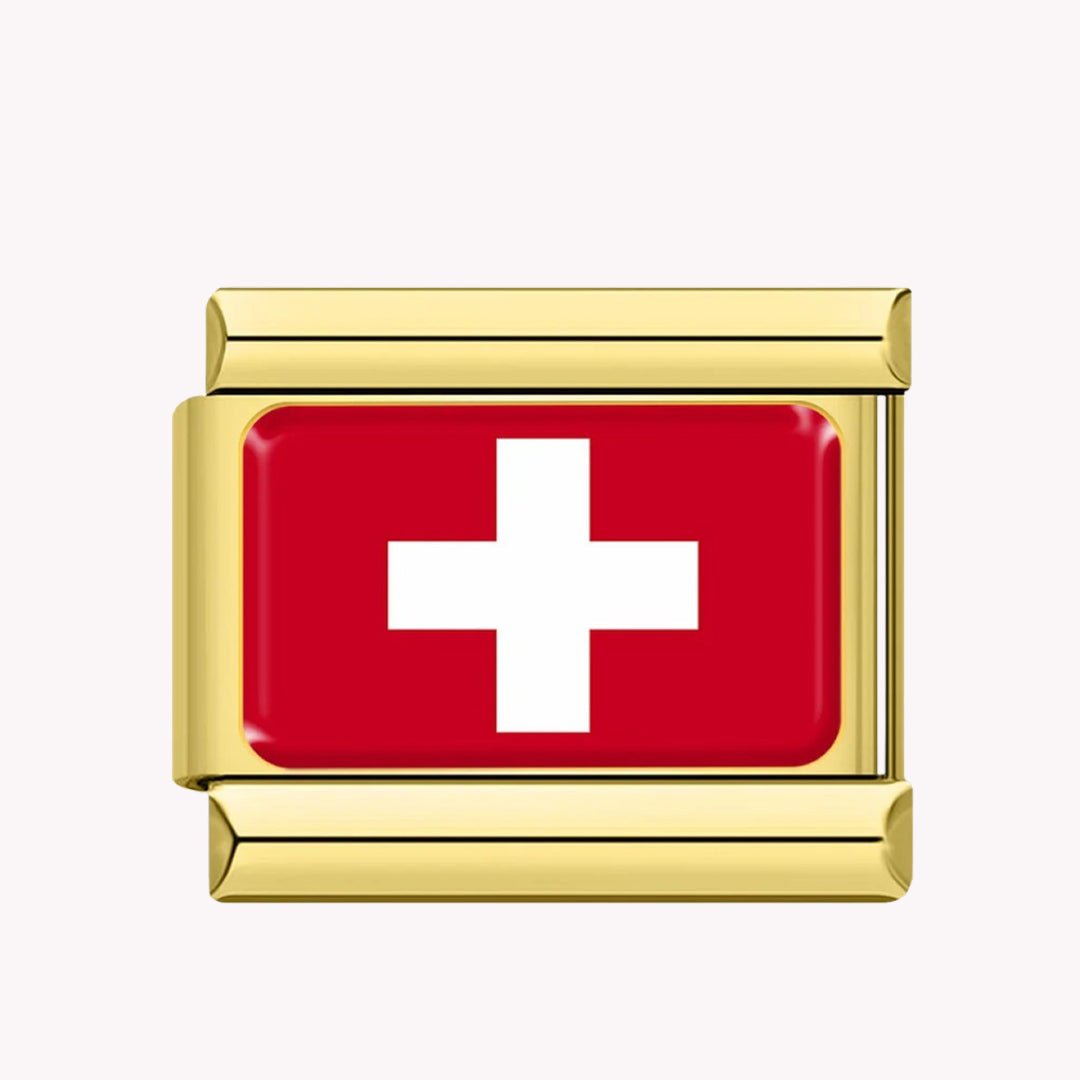 Suisse - Doré - Italian Charms France